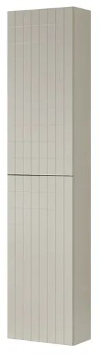 Colonna per mobile bagno Pixel 2 ante P 27 x L 30 x H 160 cm laccato opaco grigio pastello