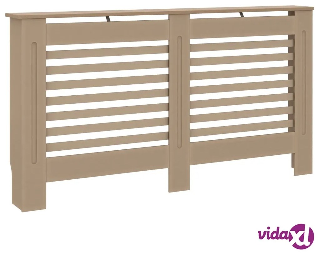 vidaXL Copertura per Radiatore 152x19x81,5 cm in MDF