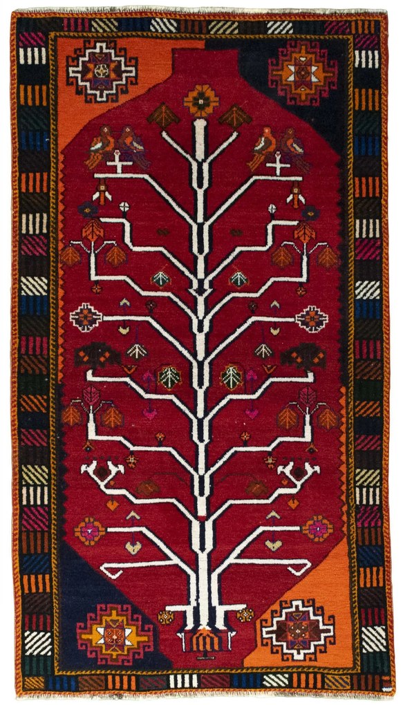 Gabbeh Tappeto persiano 120 x 200 Rosso (Iran) Annodato A Mano