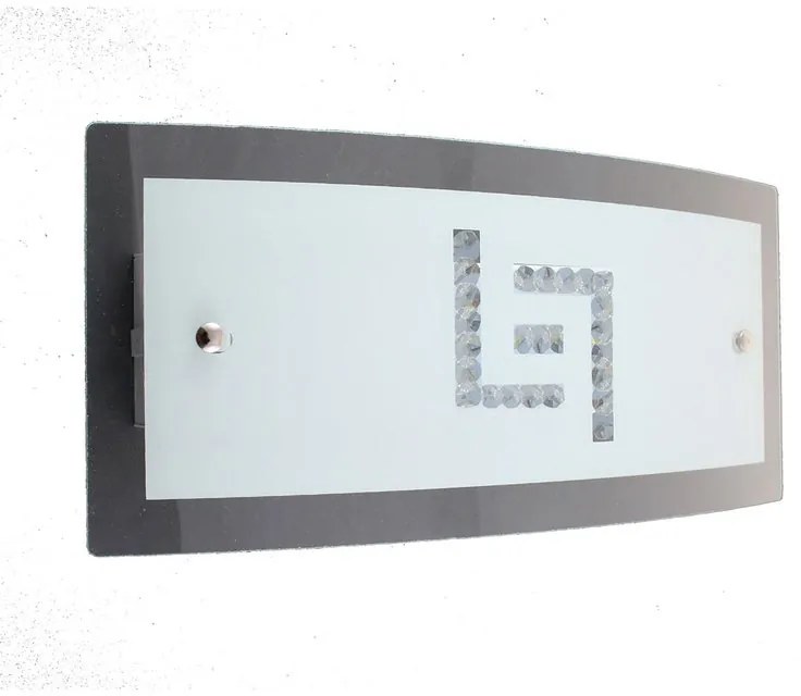 Applique LED neoclassico Teo bianco