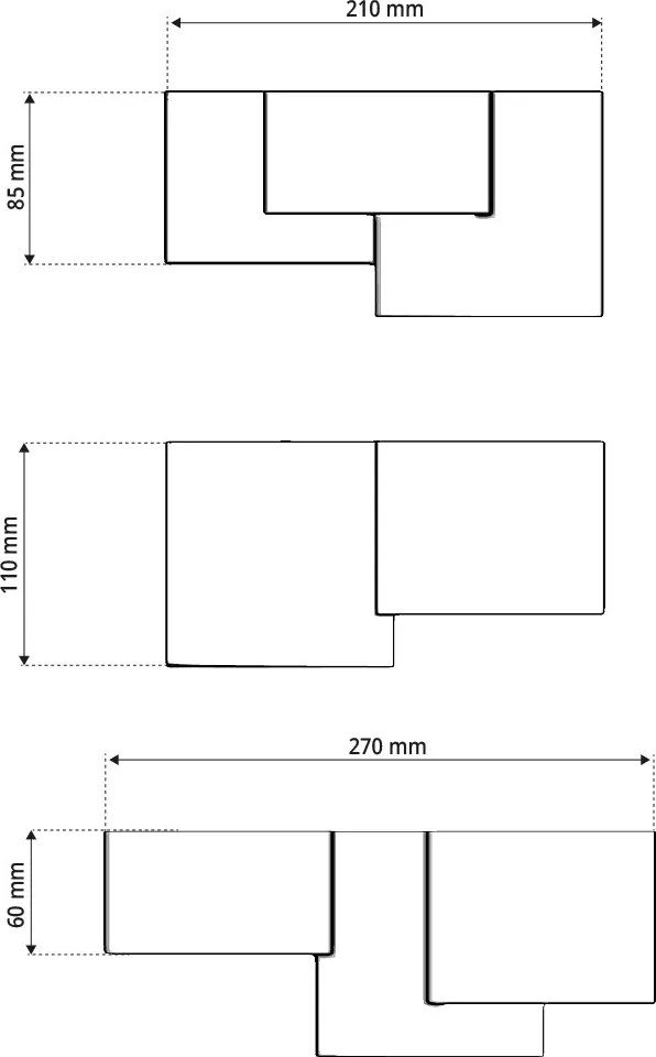 Applique da Soffitto in Gesso Pitturabile 3xGX53 - Serie ESSENZA