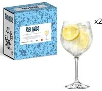 Set 2 calici Gin RCR Cristalleria Italiana