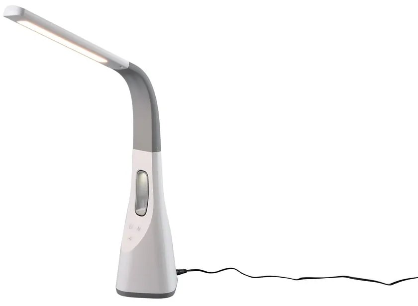 Lampada da tavolo LED moderno Vento bianco, luce calda 300 LUMEN