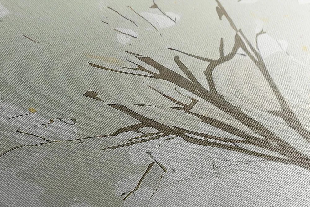 Quadro su tela – Albero in spirito minimalista