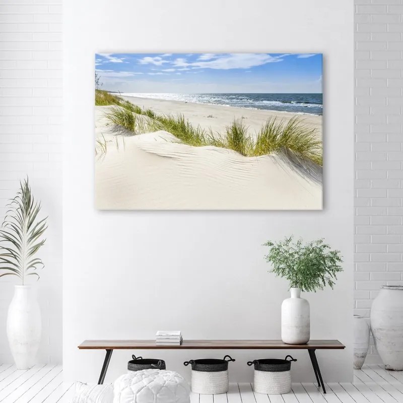 Quadro su tela, Bałtyk Landscape Beach Sea  Dimensioni 100x70