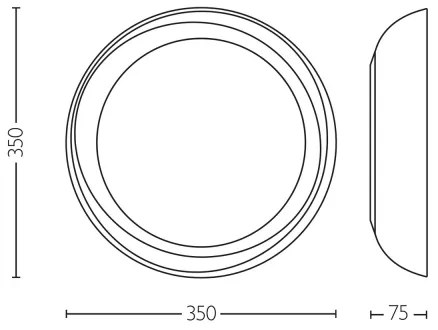 Philips - Plafoniera LED dimmerabile FLETA LED/10W/230V 4000K limpido