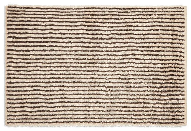 ferm LIVING - Kami Knotted Rug 120x180 Off-white/Coffee ferm LIVING