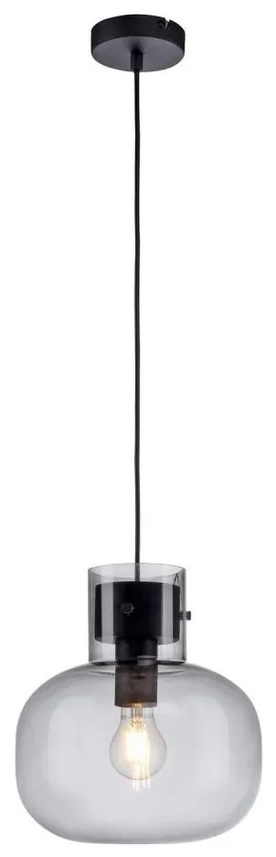 Paul Neuhaus 2003-25 - Lampadario a sospensione con filo SHITAKE 1xE27/10W/230V diametro 25 cm fumé