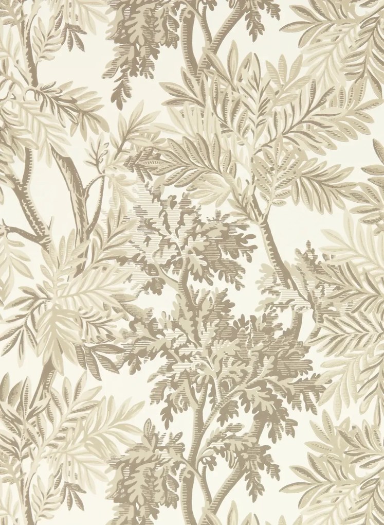 Sanderson Tapete Tapestry Trees - Raw Chocolate/ Slip