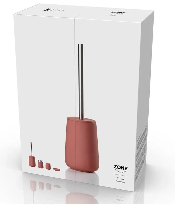 Scopino in porcellana rosso chiaro Nova - Zone