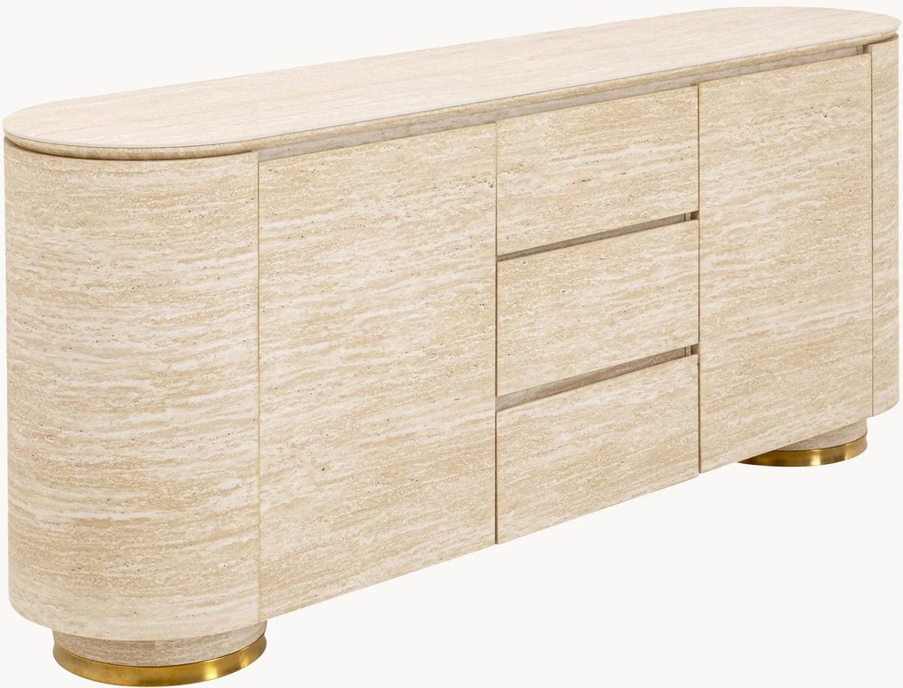 Credenza effetto travertino Linnea