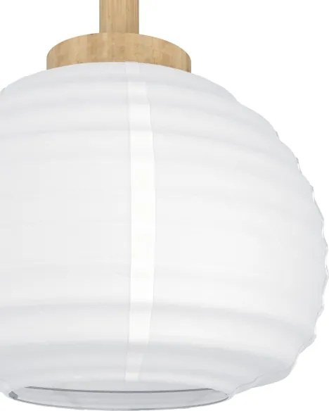 Eglo 44066 - Lampadario su cavo SUMMERHILL 3xE27/40W/230V bianco/beige
