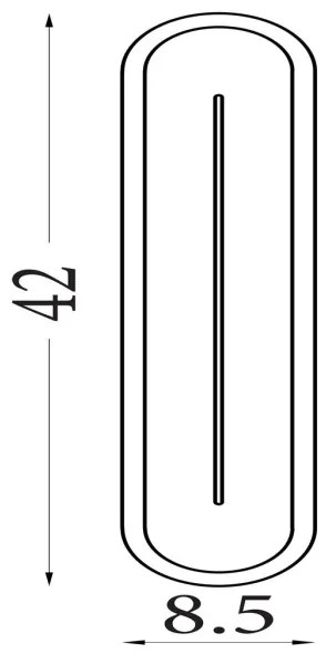 Searchlight 55910SB - Applique LED dimmerabile COUPER LED/14W/230V 3000K