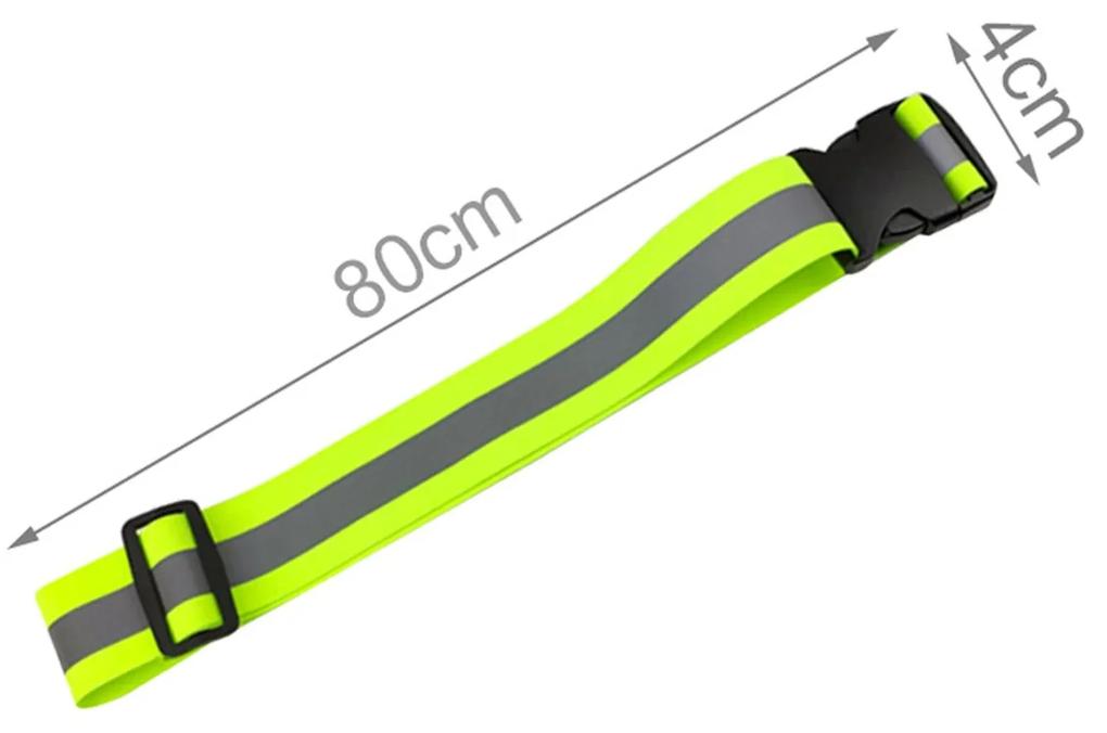 Cintura Fluorescente Rilflettente Multiuso 80 x 4 cm