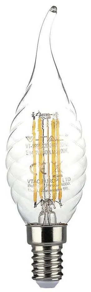 Lampadina LED FILAMENT E14/4W/230V 3000K