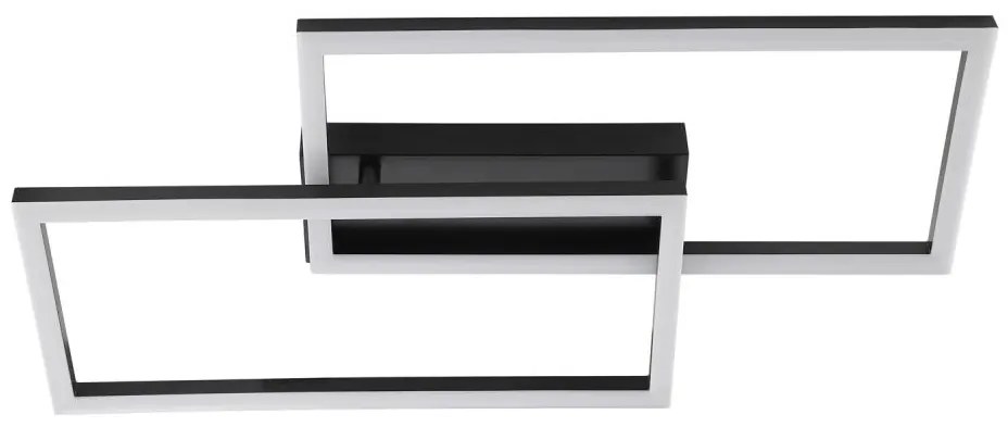 Brilliant - Plafoniera LED JORVIC LED/21W/230V 29x60 cm nera