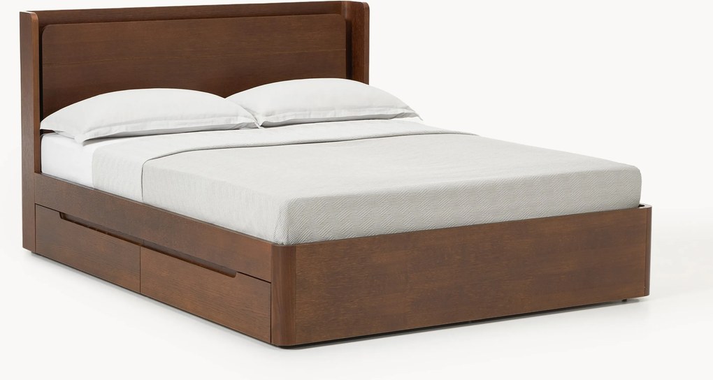 Letto in legno con cassetti Allow
