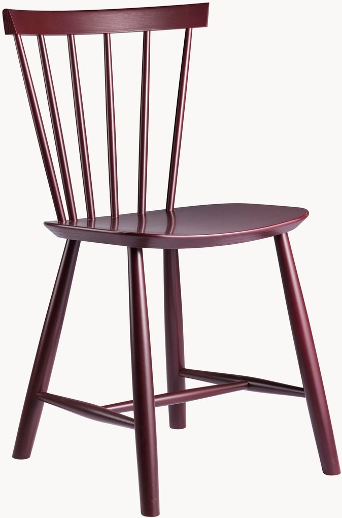 Sedia da pranzo in legno di faggio fatta a mano J46