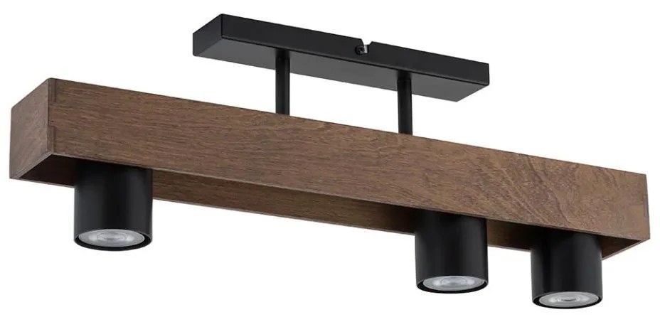 Lampadario a plafone COCO 3xGU10/25W/230V legno