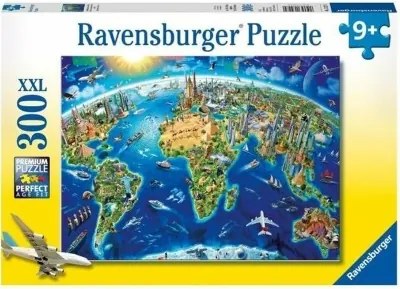 Puzzle Ravensburger Map of the monuments of the world