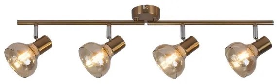 Rabalux 5550 - Faretto HOLLY 4xE14/40W/230V oro