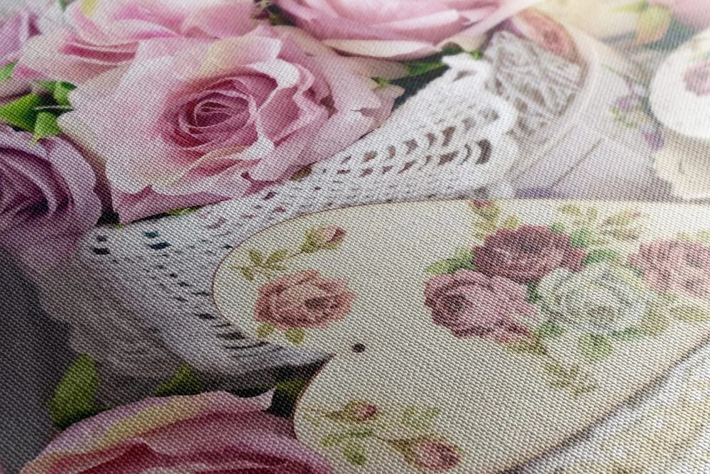Stampa su tela – Stile romantico vintage