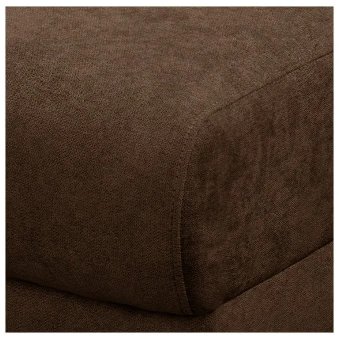 Divano angolare marrone scuro (angolo sinistro) Beata - Ropez