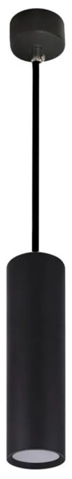 Lampadario a sospensione con filo KARADON 1xGU10/30W/230V 29 cm nero