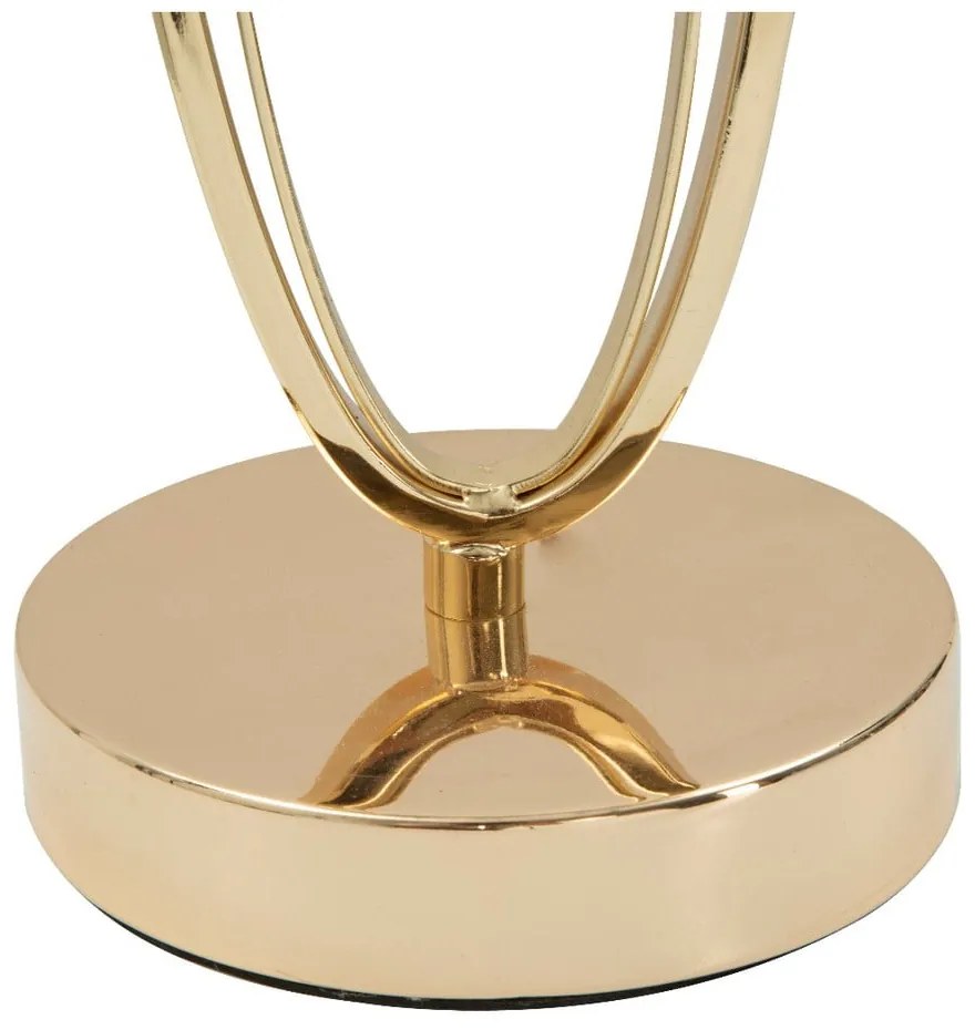 Lampada da tavolo bianca con design Glam dorato Flush - Mauro Ferretti