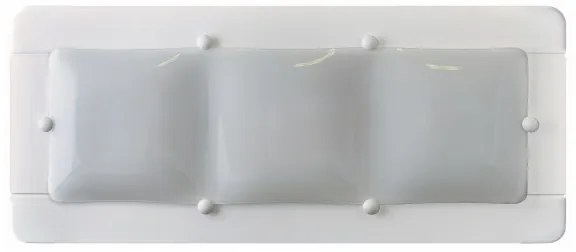 Applique 3xE27/20W/230V bianco