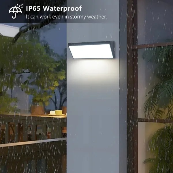 Brilagi - Lampada da parete LED per esterni con sensore TRIANGLE LED/42W/230V antracite IP65