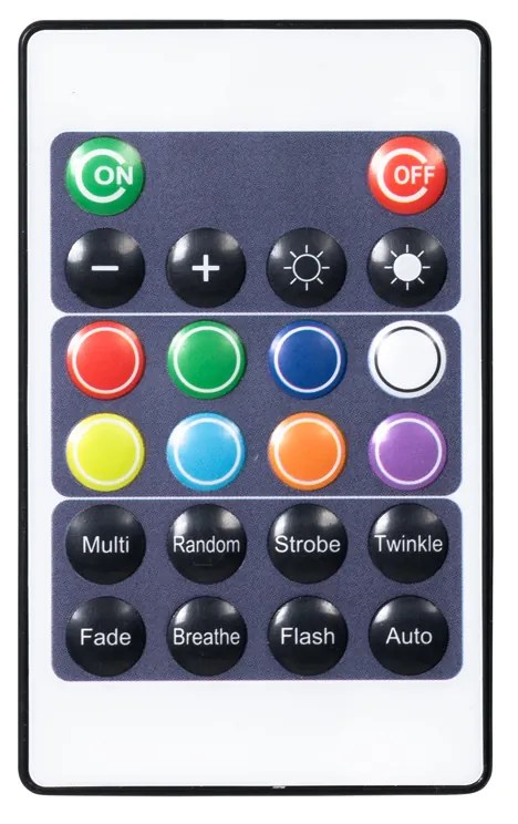 Ghirlanda luminosa da esterno 10m incl. LED 10 luci RGBW solare - Russell