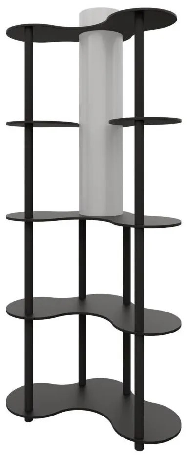 Lampada da terra con ripiani NOTO 1xE27/40W/230V nera