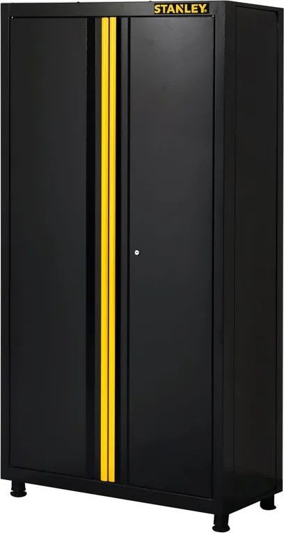 Armadietto da officina STANLEY Armadio alto in acciaio 4 ripiani, L 93 x P 93 x H 170 cm