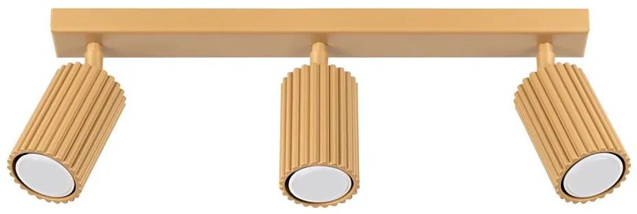 Sollux SL.1562 - Faretto KARBON 3xGU10/10W/230V oro