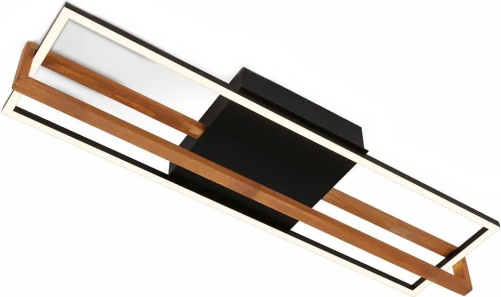 Briloner 3777-015 - Plafoniera LED FRAME LED/21W/230V 3000K nera