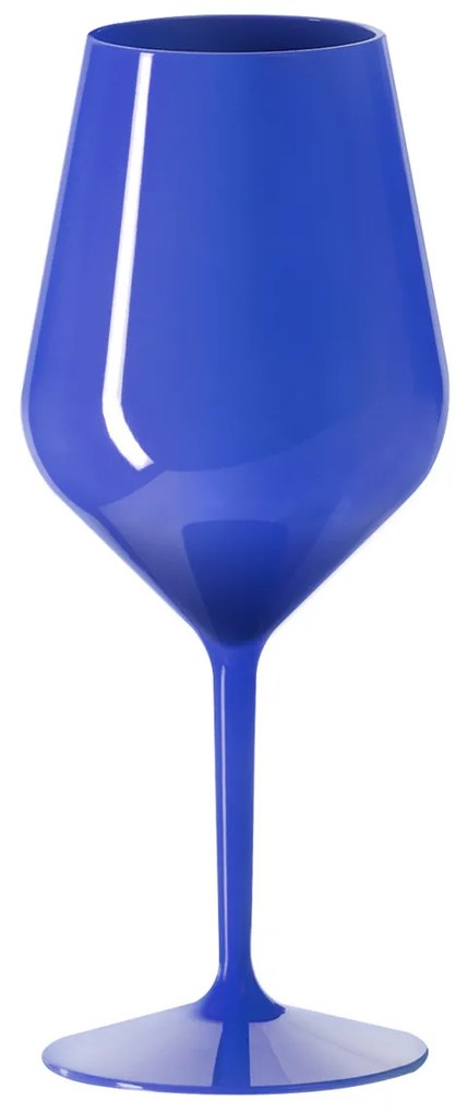 Calice vino in tritan 470 ml blu scuro