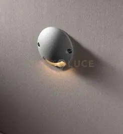 Segnapassi calpestabile led elmo silver dc24v 0,5w 59lm 3000k ip54 ...