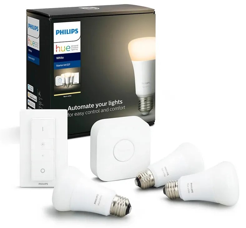 Philips Hue White Starter Kit 3 Bluetooth E27 - Philips Hue