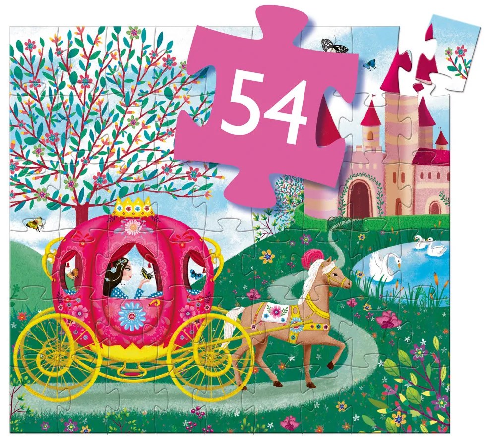 Puzzle - carrozza reale - 54 pezzi
