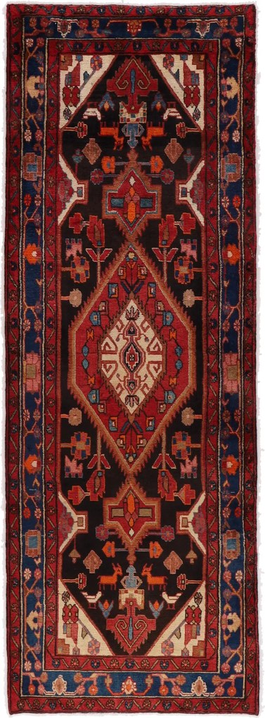 Hamedan Tappeto 110x310 (Iran) Annodato A Mano