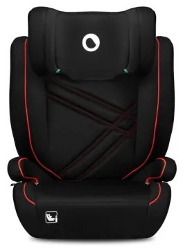 Lionelo - Seggiolino auto HUGO i-Dimensioni 100-150 cm nero/rosso