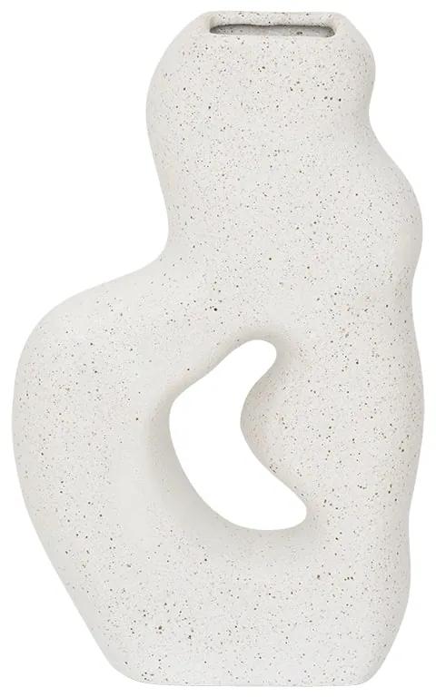 Tikamoon - Vaso bianco in ceramica Somme
