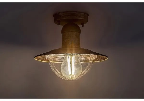 Brilagi - Plafoniera da esterno MOLDE 1xE27/60W IP44 bronzo/patina