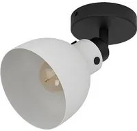 Spot Contemporaneo Matlock In Acciaio Grigio 1 Luce E27 40W Ip20