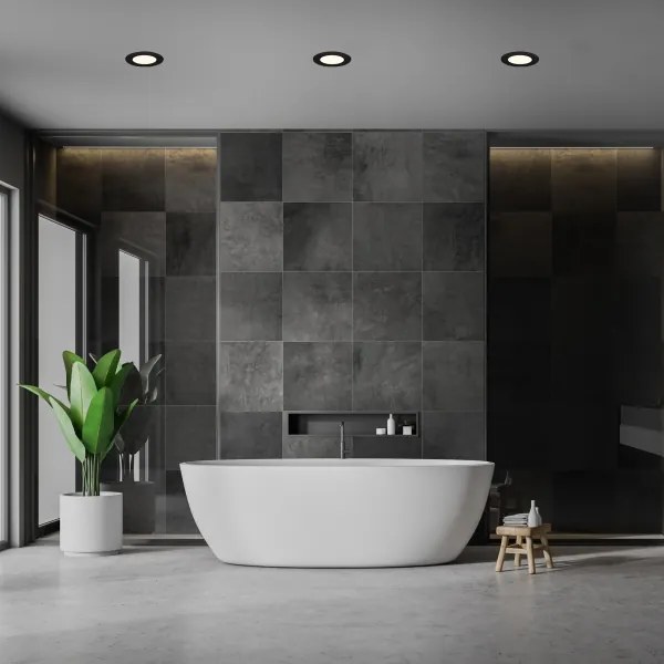 Briloner 7049015 - Faretto da incasso per bagno LED/6W/230V IP44 nero