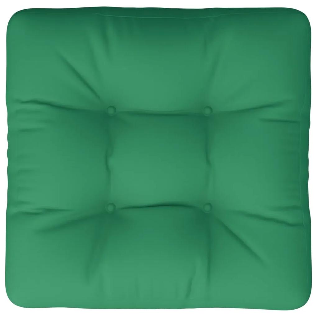 Cuscino per Pallet Verde 58x58x10 cm in Tessuto