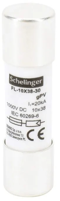 Fusibile cilindrico 10x38mm 1000VDC 10A