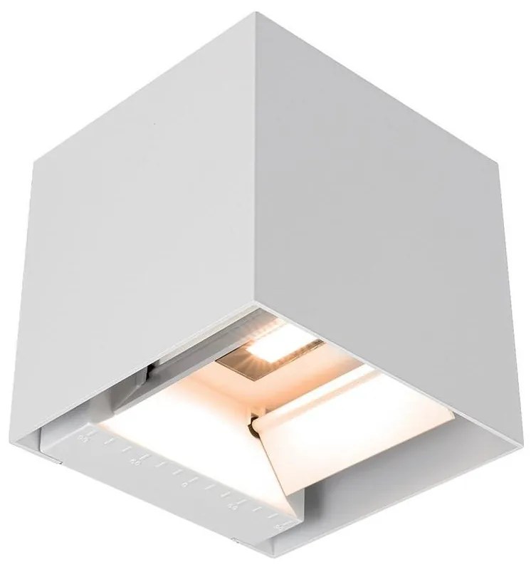 Lampada da parete solare a LED con sensore, 9W/5V, IP65, 2600 mAh, bianca