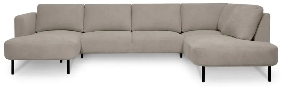 Divano angolare beige (con penisola a destra/a forma di "U") Hero – Scandic